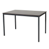 Schaffenburg Domino Basic vergadertafel zwart frame logan eiken blad 120 x 80 cm 415159 - 1