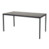 Schaffenburg Domino Basic vergadertafel zwart frame logan eiken blad 160 x 80 cm 415160 - 1