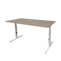 Schaffenburg Linesto Plus bureau wit frame kersen licht blad 180 x 80 cm LIN-PL188-HAVW-M25 415119