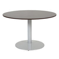 Schaffenburg Linesto vergadertafel rond aluminium frame logan eiken blad 120 cm breed T-V120-LOGA-M25 415224