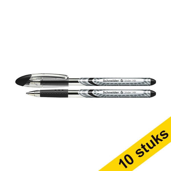 Aanbieding: 10x Schneider Slider Basic XB balpen zwart 217057 - 1