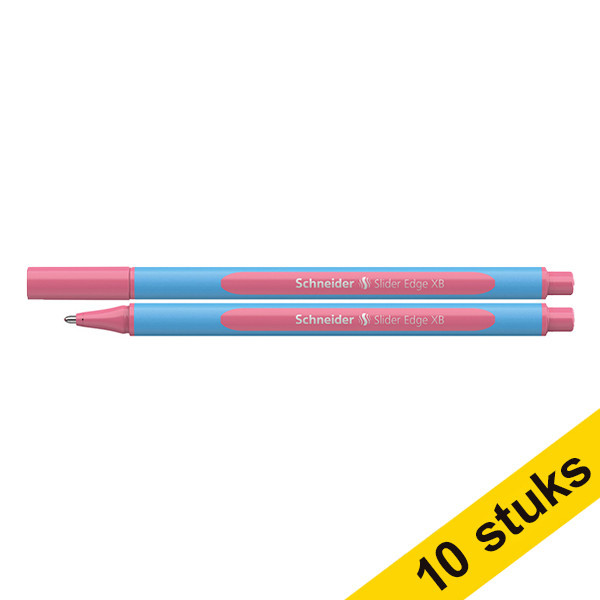 Aanbieding: 10x Schneider Slider Edge Pastel balpen flamingo 217252 - 1