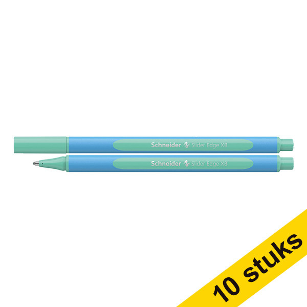 Aanbieding: 10x Schneider Slider Edge Pastel balpen mint 217253 - 1