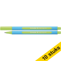Schneider Aanbieding: 10x Schneider balpen Slider Edge XB lichtgroen  239968