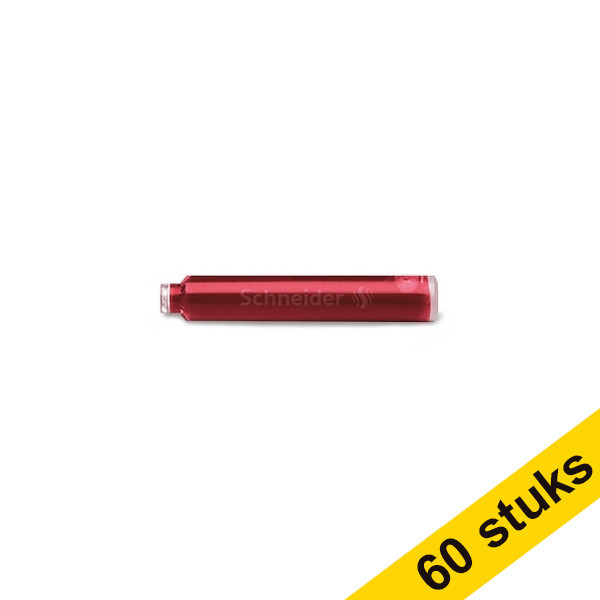 Aanbieding: 10x Schneider inktpatronen rood (6 stuks) 217242 - 1