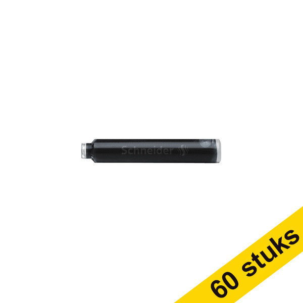 Aanbieding: 10x Schneider inktpatronen zwart (6 stuks) 217240 - 1