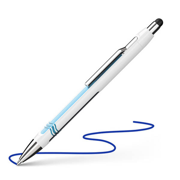 Schneider Epsilon Touch balpen wit/blauw 210930 - 1