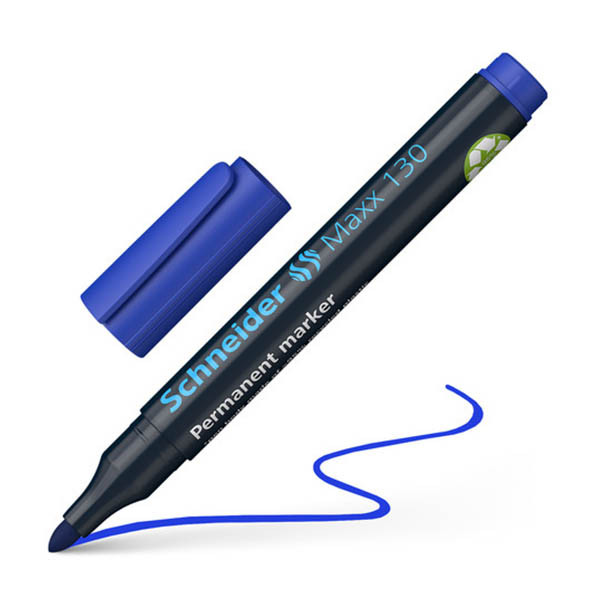 Schneider Maxx 130 permanent marker ronde punt blauw 211205 - 1