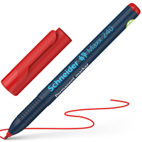 Schneider Maxx 240 permanent marker ronde punt rood 217020
