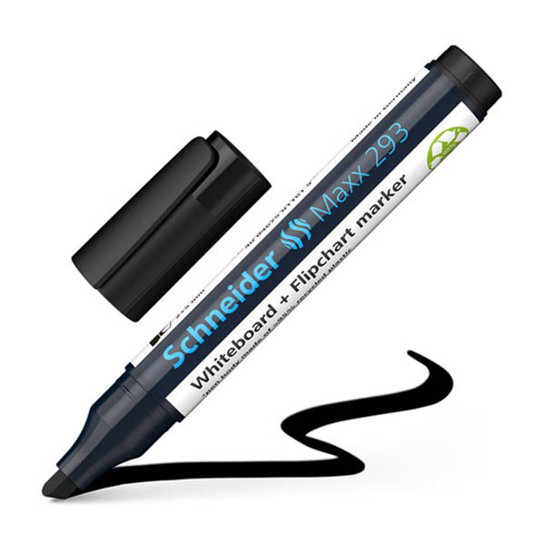 Schneider Maxx 293 whiteboard marker beitelpunt 2-5 mm zwart 211085 - 1