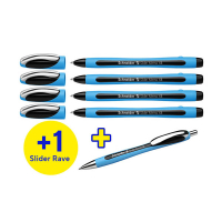 Schneider Memo XB balpen zwarte box assorti doos (5 stuks) 210901