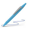 Schneider Reco balpen Neon blauw