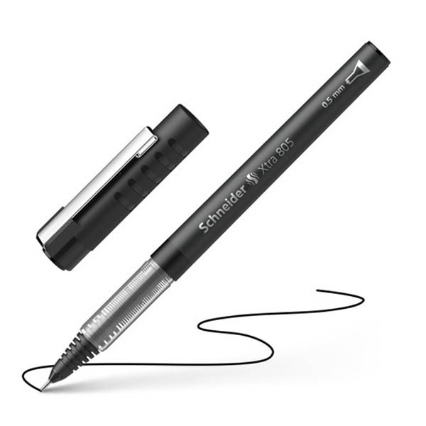 Schneider Rollerball Xtra 805 lijnbreedte 0,5mm zwart 210957 - 1