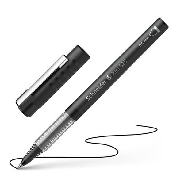 Schneider Rollerball Xtra 825 lijnbreedte 0,5 mm zwart 210969 - 1