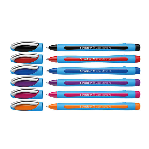 Schneider Slider Memo XB balpen in kleur assorti 5+1 gratis 210899 - 1