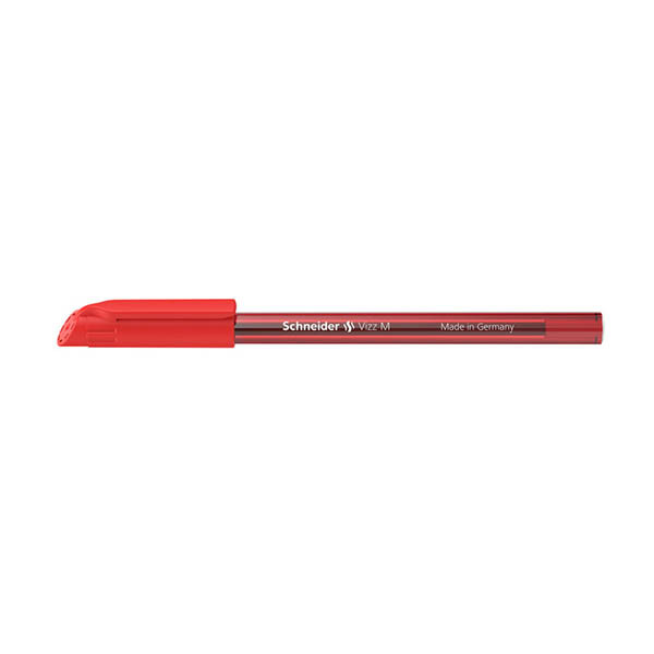 Schneider Vizz M balpen rood (10 stuks) 210914 - 1