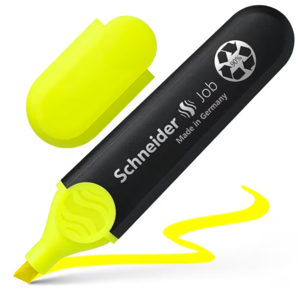 Schneider tekstmarker JOB 150 geel 217042 - 1