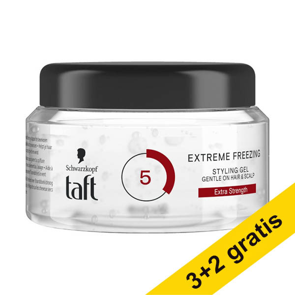 Aanbieding: 5x Schwarzkopf Taft Extreme Freezing haargel (250 ml) SSC01205 - 1