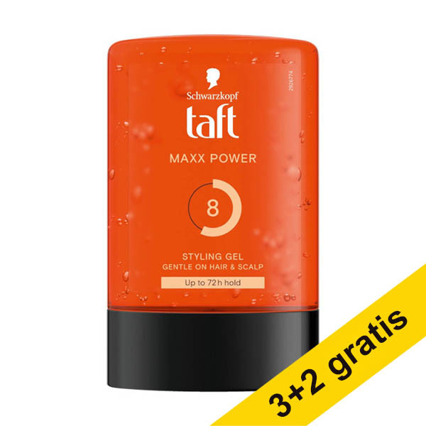 Aanbieding: 5x Schwarzkopf Taft Maxx Power Nr. 8 haargel (300 ml) SSC01204 - 1