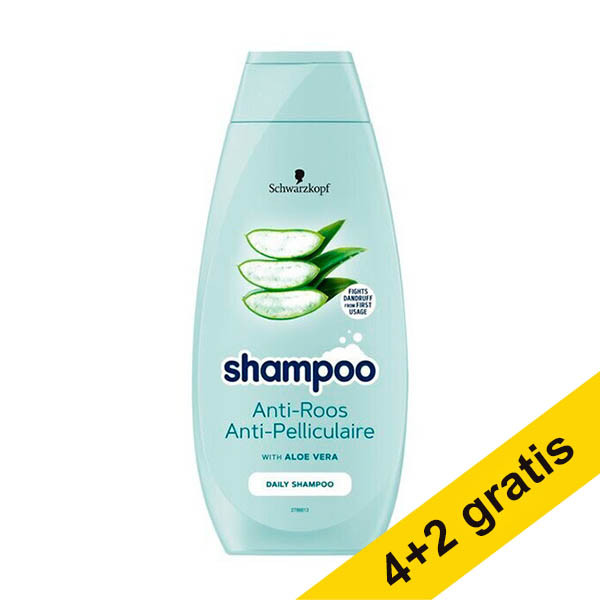 Aanbieding: 6x Schwarzkopf Anti-Roos shampoo (400 ml) SSC01196 - 1