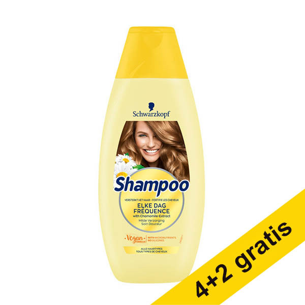 Aanbieding: 6x Schwarzkopf Elke Dag shampoo (400 ml) SSC01197 - 1