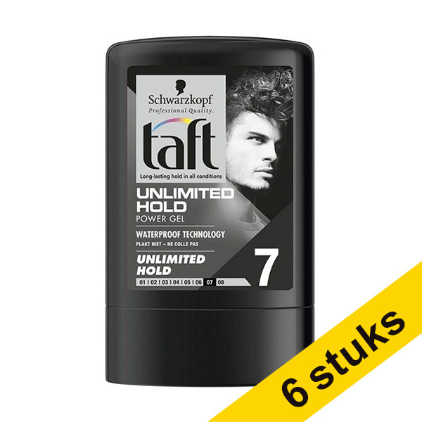 Aanbieding: 6x Schwarzkopf Taft Unlimited Hold gel (300 ml) SSC00161 - 1