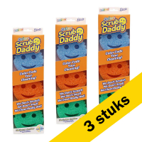 Aanbieding: 3x Scrub Daddy Colors spons drie kleuren (3 stuks)