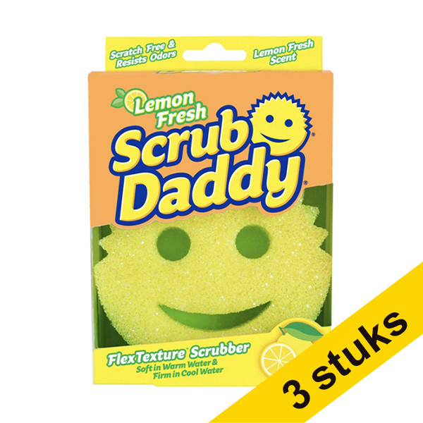 Aanbieding: 3x Scrub Daddy Lemon Fresh spons SSC00234 - 1