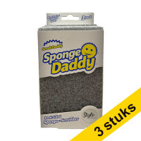 Aanbieding: 3x Scrub Daddy Sponge Daddy spons grijs Style Collection (3 stuks)