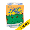 Aanbieding: 3x Scrub Mommy Special Edition lente groene bloem SSC01010 - 1