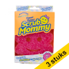Aanbieding: 3x Scrub Mommy Special Edition lente roze bloem SSC01009 - 1