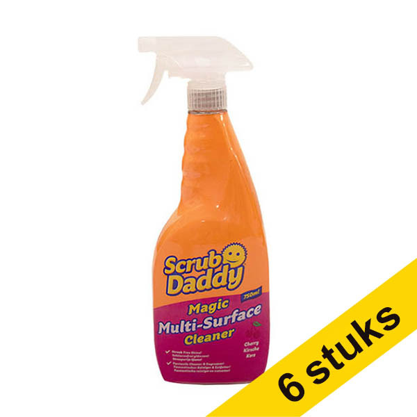 Aanbieding: 6x Scrub Daddy cherry allesreiniger spray (750 ml) SSC01162 - 1