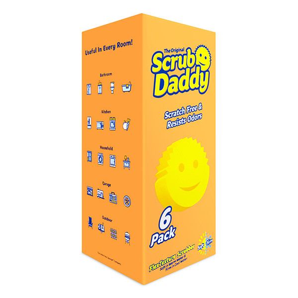 Scrub Daddy Original sponzen geel (6 stuks)  SSC01029 - 1