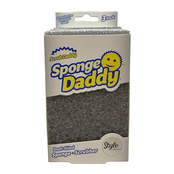 Scrub Daddy Sponge Daddy spons grijs Style Collection (3 stuks)  SSC00220 - 1