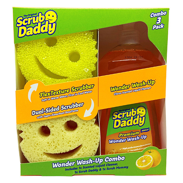 Scrub Daddy Wonder Wash-Up Combo premium afwasmiddel met Scrub Daddy en Scrub Mommy  SSC00249 - 1