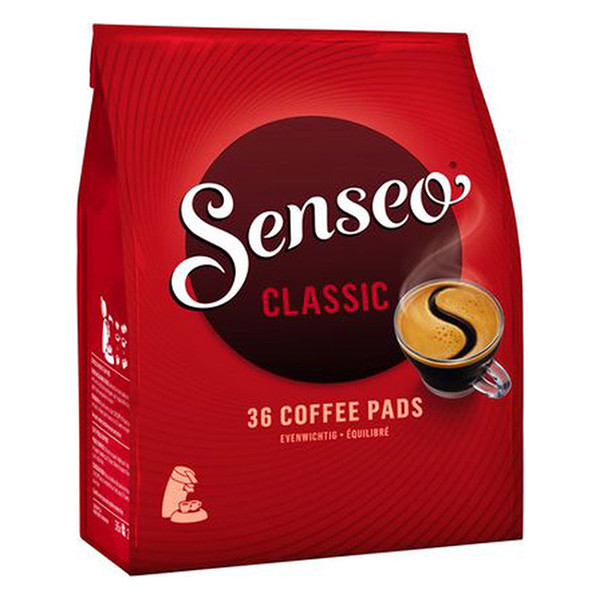 Koffiepads Koffie Koffie, thee soep 123inkt koffiepads Regular 36 stuks senseo classic 123inkt.nl