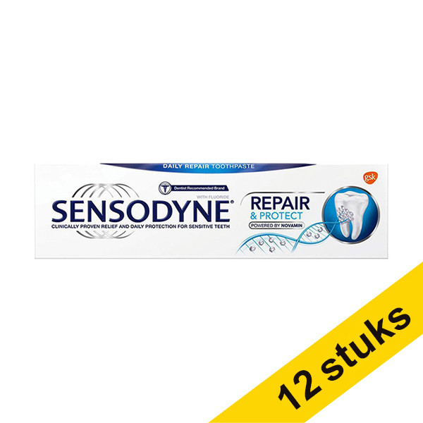 Sensodyne Aanbieding: 12x Sensodyne Repair & Protect extra fresh tandpasta (75 ml)  SSE05026 - 1