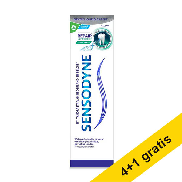 Aanbieding: 5x Sensodyne Repair & Protect extra fresh tandpasta (75 ml) SSE05095 - 1