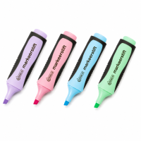Set 123inkt markeerstiften pastelkleuren (4 stuks) 338702