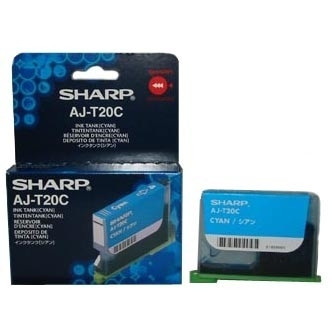 Sharp AJ-T20C inktcartridge cyaan (origineel) AJ-T20C 039010 - 1