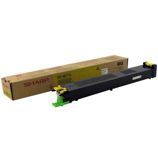 Sharp MX-18GTYA toner geel (origineel) MX18GTYA 082206 - 1