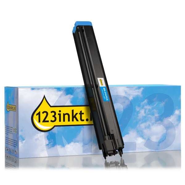 Sharp MX-51GTCA toner cyaan (123inkt huismerk) MX51GTCAC 082277 - 1