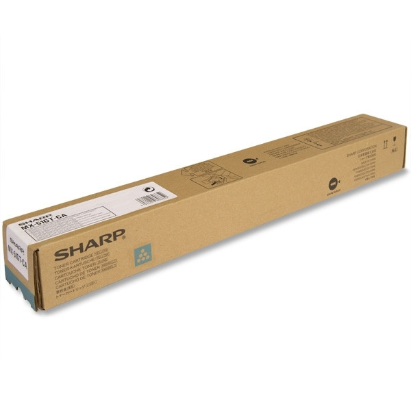 Sharp MX-51GTCA toner cyaan (origineel) MX51GTCA 904492 - 1