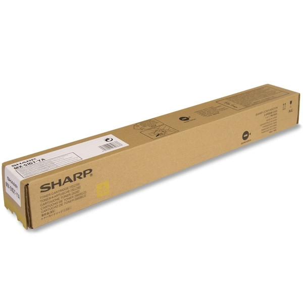 Sharp MX-51GTYA toner geel (origineel) MX51GTYA 904494 - 1