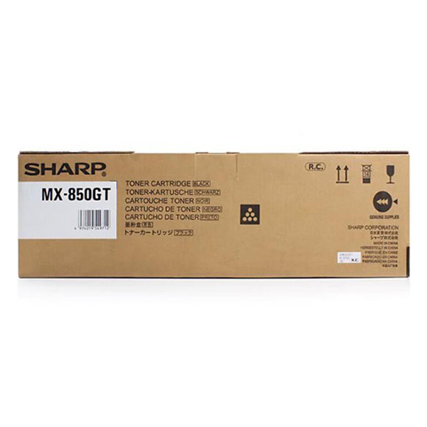 Sharp MX-850GT toner zwart (origineel) MX850GT 082544 - 1