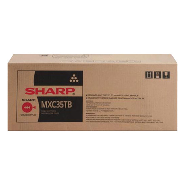 Sharp MX-C35TB toner zwart (origineel) MXC35TB 082922 - 1