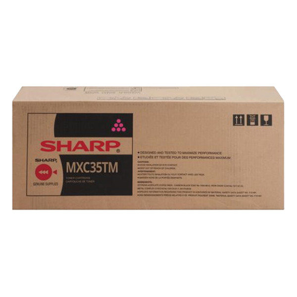 Sharp MX-C35TM toner magenta (origineel) MXC35TM 082926 - 1