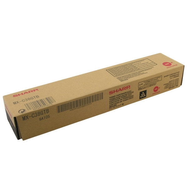 Sharp MX-C38GTB toner zwart (origineel) 082218 - 1