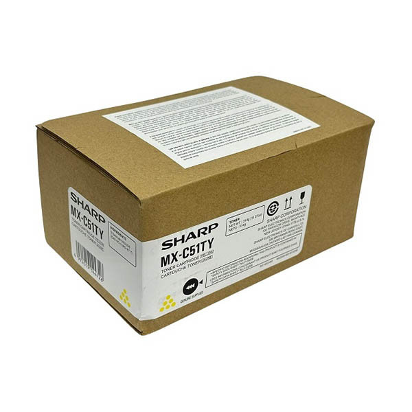 Sharp MX-C51TY toner geel (origineel) 038928 - 1
