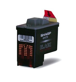 Sharp UX-C70B inktcartridge zwart (origineel) UX-C70B 039035 - 1